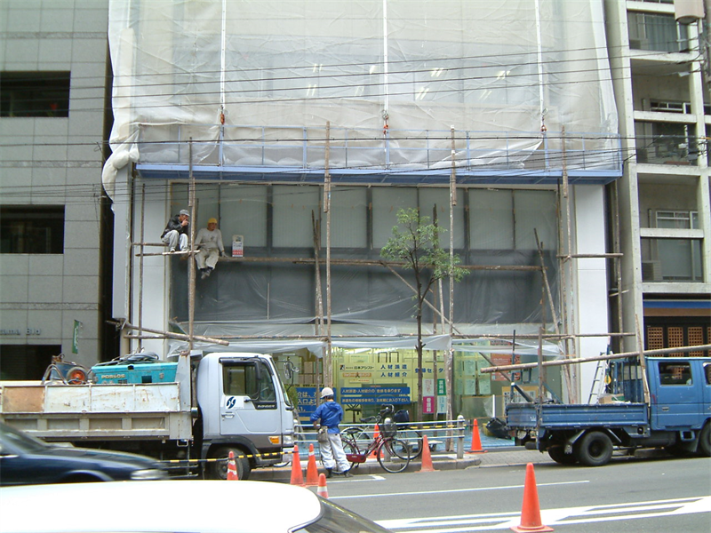 大阪市内 オフィスRビル 外壁改修工事