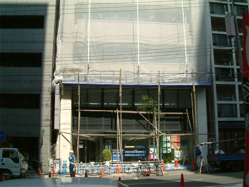 大阪市内 オフィスRビル 外壁改修工事